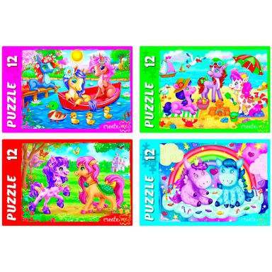 Пазл 12 Королевство пони № 3 П12-2715.