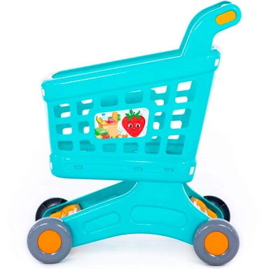 Тележка для маркета Натали бирюзовая 91529 П-Е /2/