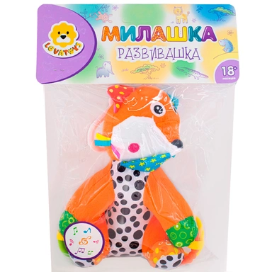 Игрушка развивающая Levatoys 1604YSFK Лисичка в пак.