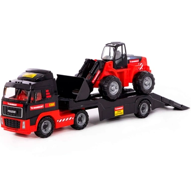 Автомобиль трейлер + трактор погрузчик 204-01 MAMMOET VOLVO 56733П-Е /4/