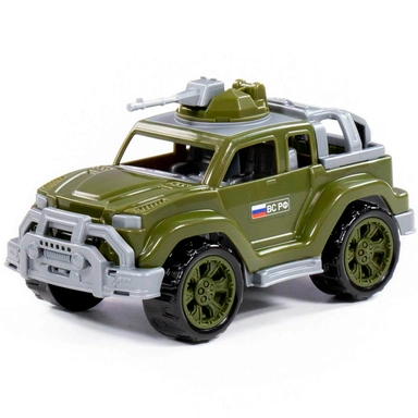 Автомобиль джип военный Легионер-мини с 1-м пулемётом в сетке 83630 П-Е /15/