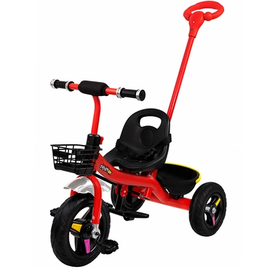 Велосипед с ручкой Красный от 3 лет до 50 кг