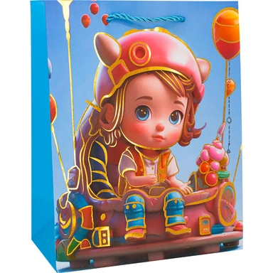 Пакет 18х23х10см подарочный Дети 141V-909