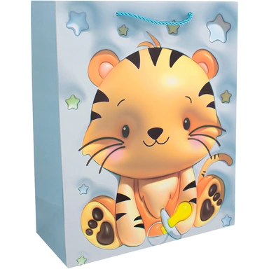 Пакет 32х26х12см объемный животные 141V-974