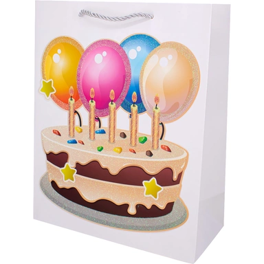 Пакет 32х26х12 см 141V-958 с днем рождения
