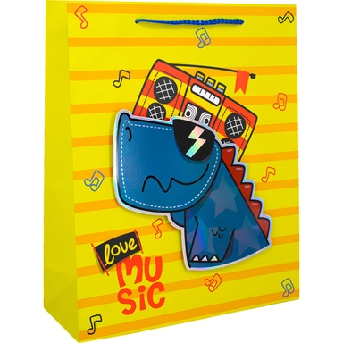 Пакет 26х32х10 см 141V-880 динозаврик