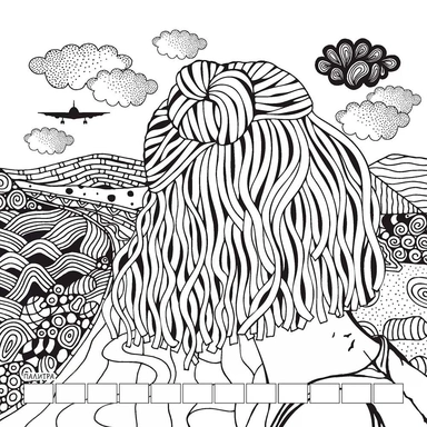 Раскраска Relax (цветок артишока) 978-5-00241-184-9