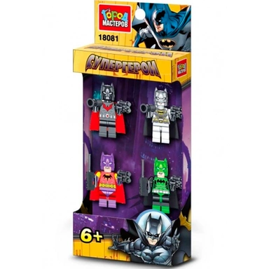 Город мастеров 18081-YF фигурки бэтмен -4 шт.