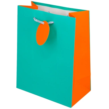 Пакет 18х10х23см двухцветн.в асс.141V-920