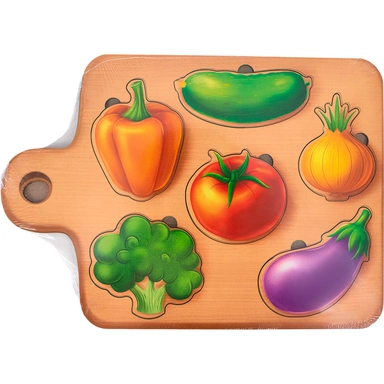 Деревянная Рамка вкладыш Овощи ОА-00000561 /Арбо/.