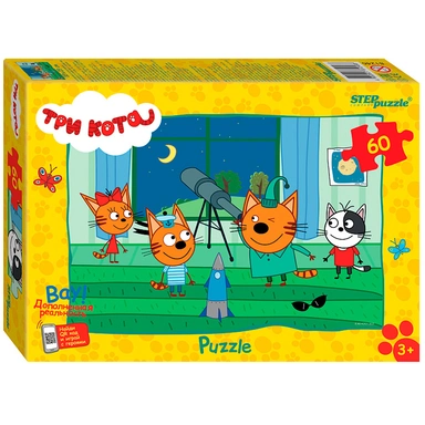 Пазл 60 Три кота (new 2) 81246 Степ /48/