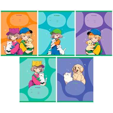 Тетрадь 12 л. линия BG  Аниме 364558