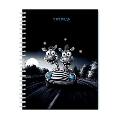Тетрадь 40 л. линия Веселые зебры С0155-03
