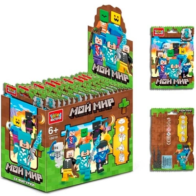 Город мастеров 18010-ZH Конструктор фигурки мой мир в пакетах