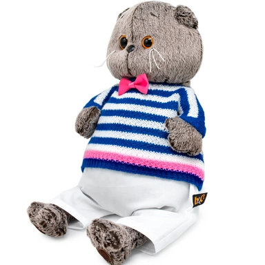 Басик в полосатом свитере и брюках Ks25-264