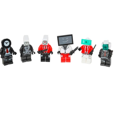 Город мастеров 18157-ZH конструктор фигурки skibidi toilet-6 шт