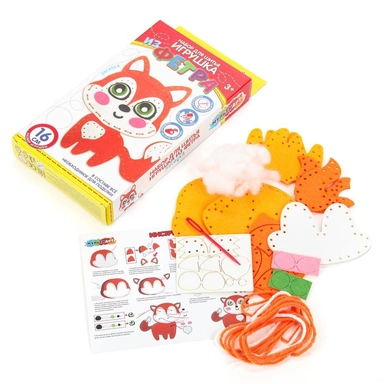 Набор для творчества Игрушка из фетра Лисичка мульти арт FETR-110666