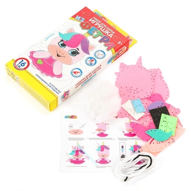 Набор для творчества Игрушка из фетра единорог мульти арт FETR-117302