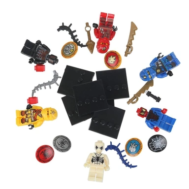 Город мастеров 18161-ZH фигурки самураи+супер герои -6 шт