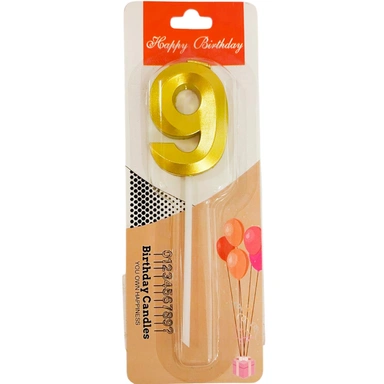Свеча для торта Цифра 9 141V-445