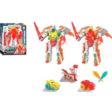 Конструктор 789-55B 2 в 1 машина/дракон в кор.