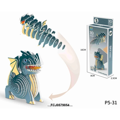 Конструктор картон. P5-31 Динозавр в коробке