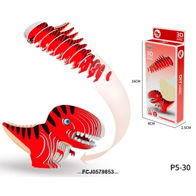 Конструктор картон. P5-30 Динозавр в коробке