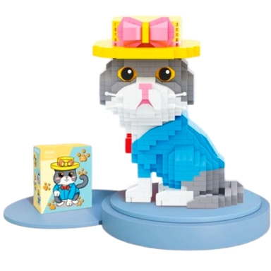 Конструктор 18407 Кошка в шляпе в коробке