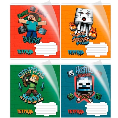 Тетрадь 12 л. клетка My game 76556