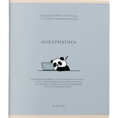 Тетрадь 48 л. клетка Ми-ни-Ми Информатика 022495