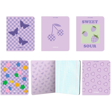 Тетрадь 48 л. клетка Лиловый groovy 15089/5