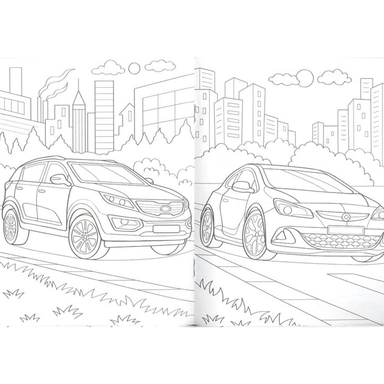 Раскраска 978-5-378-28474-0 Крутые тачки.А5 эконом