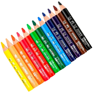 Карандаши цветные 12 цв. ЗАЙКА-КОСМОНАВТ 58586