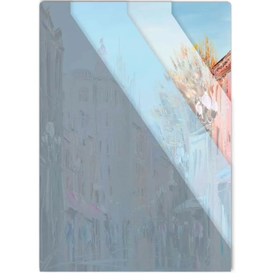 Папка уголок для документов 3 отделения А4 НОВЫЙ АРБАТ 65856