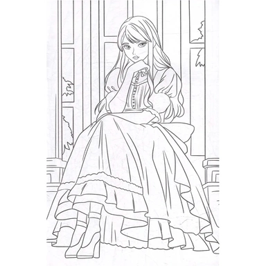 Раскраска 978-5-378-35179-4 ПРИНЦЕССЫ