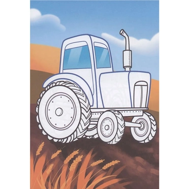 Раскраска 978-5-378-35504-4 Рисуем пальчиками. Машинки