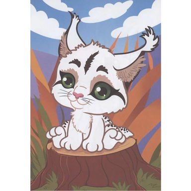 Раскраска 978-5-378-35502-0 Рисуем пальчиками. Лесные зверята