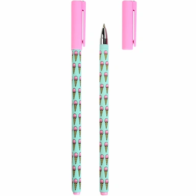 Ручка шариковая синяя Мороженое 69558