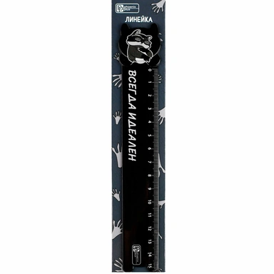 Линейка 15 см. Безупречный енот 69135
