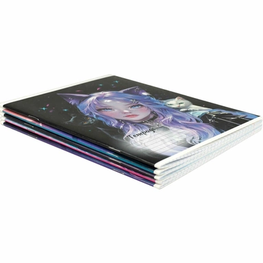 Тетрадь 18 л. клетка Очаровательные девочки 68531