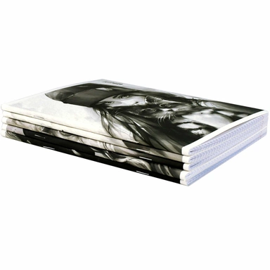 Тетрадь 48 л. клетка Девушка с котом 68540