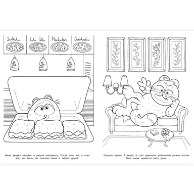 Раскраска 9785506103271 Знаменитый рыжий кот