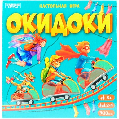 Игра наст. Умка Окидоки. игра-квадрат. 40 карточек. Премиум 4630395024419