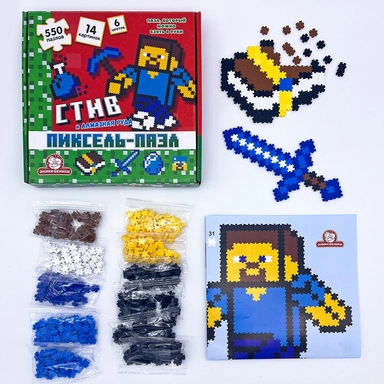 Пазл Пиксель Стив 1507 Татой