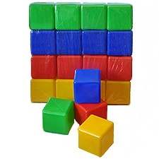 Набор Веселые кубики 16 дет. /Новокузнецк/