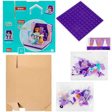 Конструктор Бирюзовая серия 38-0791A 111 дет. в коробке