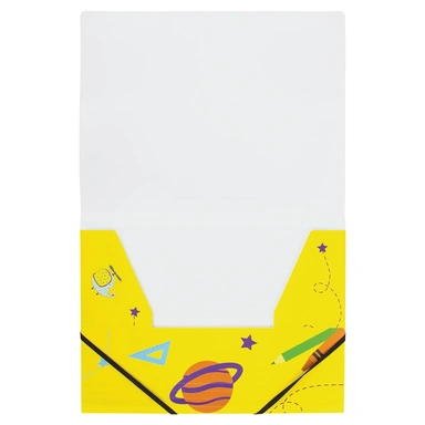 Папка на резинках цветная печать, до 300 листов, 500 мкм Юнландия 228046.