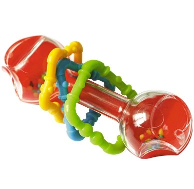 Погремушка Гантелька прозрачная 01560 /25/