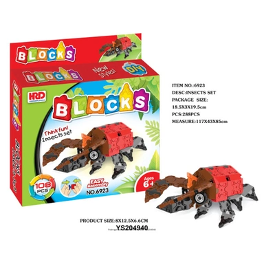 Конструктор 6923 Жук 108 дет. в коробке