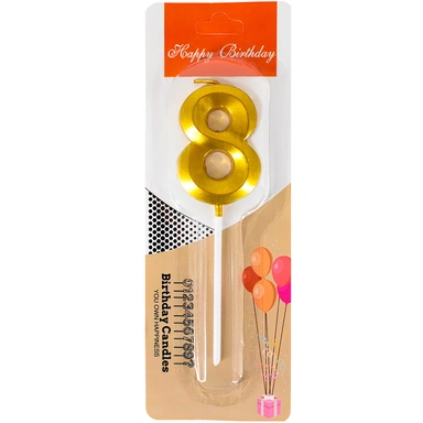 Свеча для торта Цифра 8 141V-445